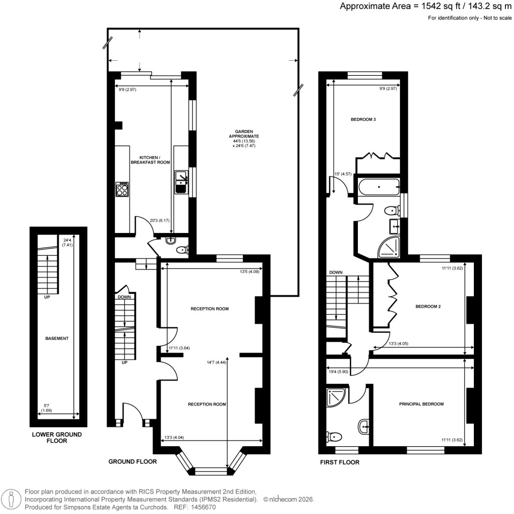 Floorplans For Portland Road, Kingston Upon Thames