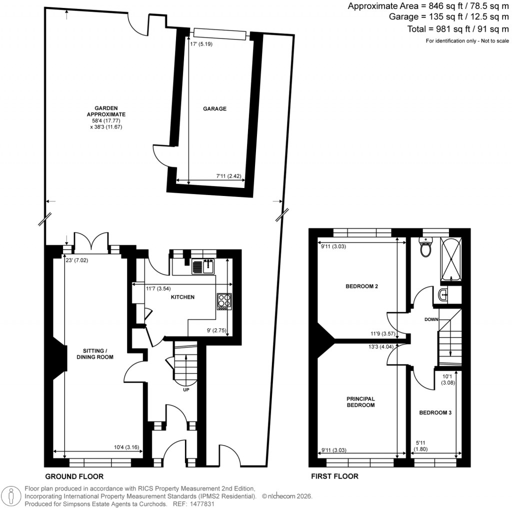 Floorplans For Rose Walk, Surbiton