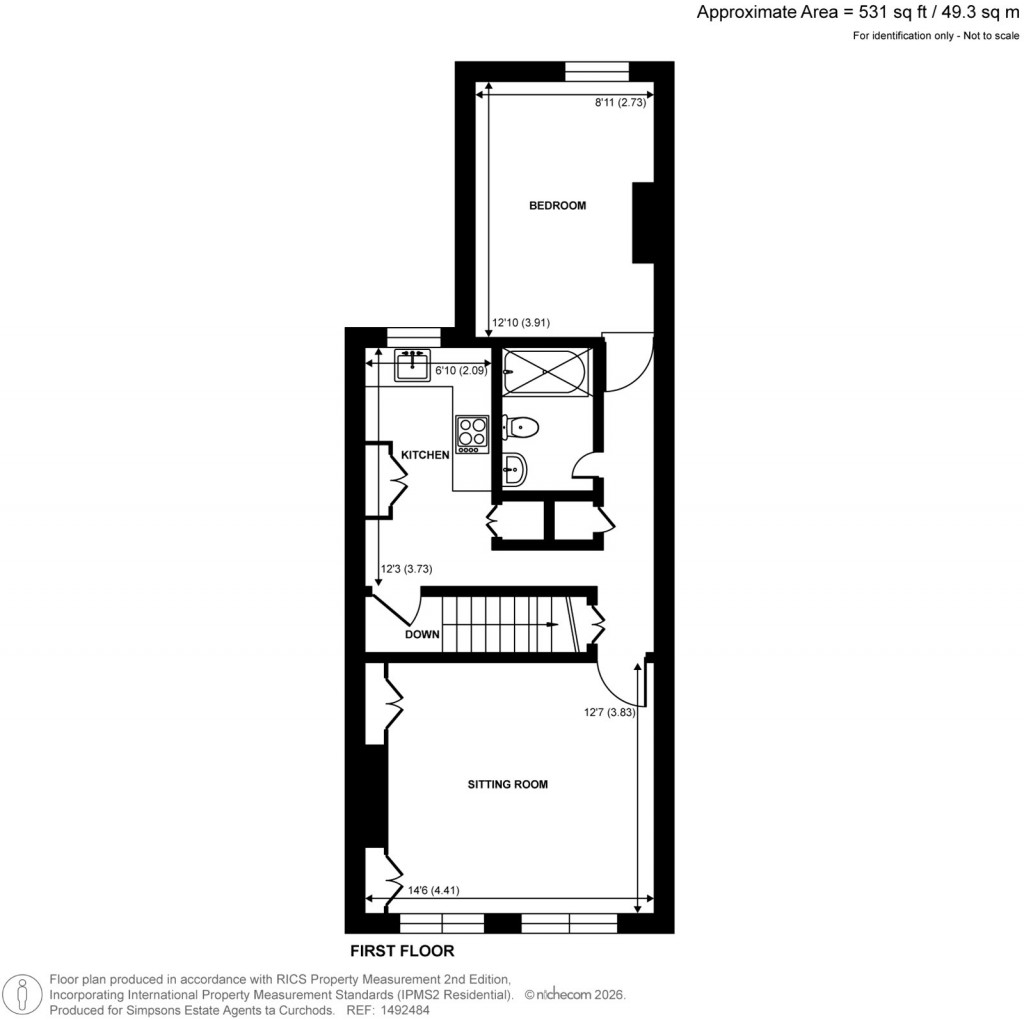 Floorplans For Gibbon Road, Kingston Upon Thames