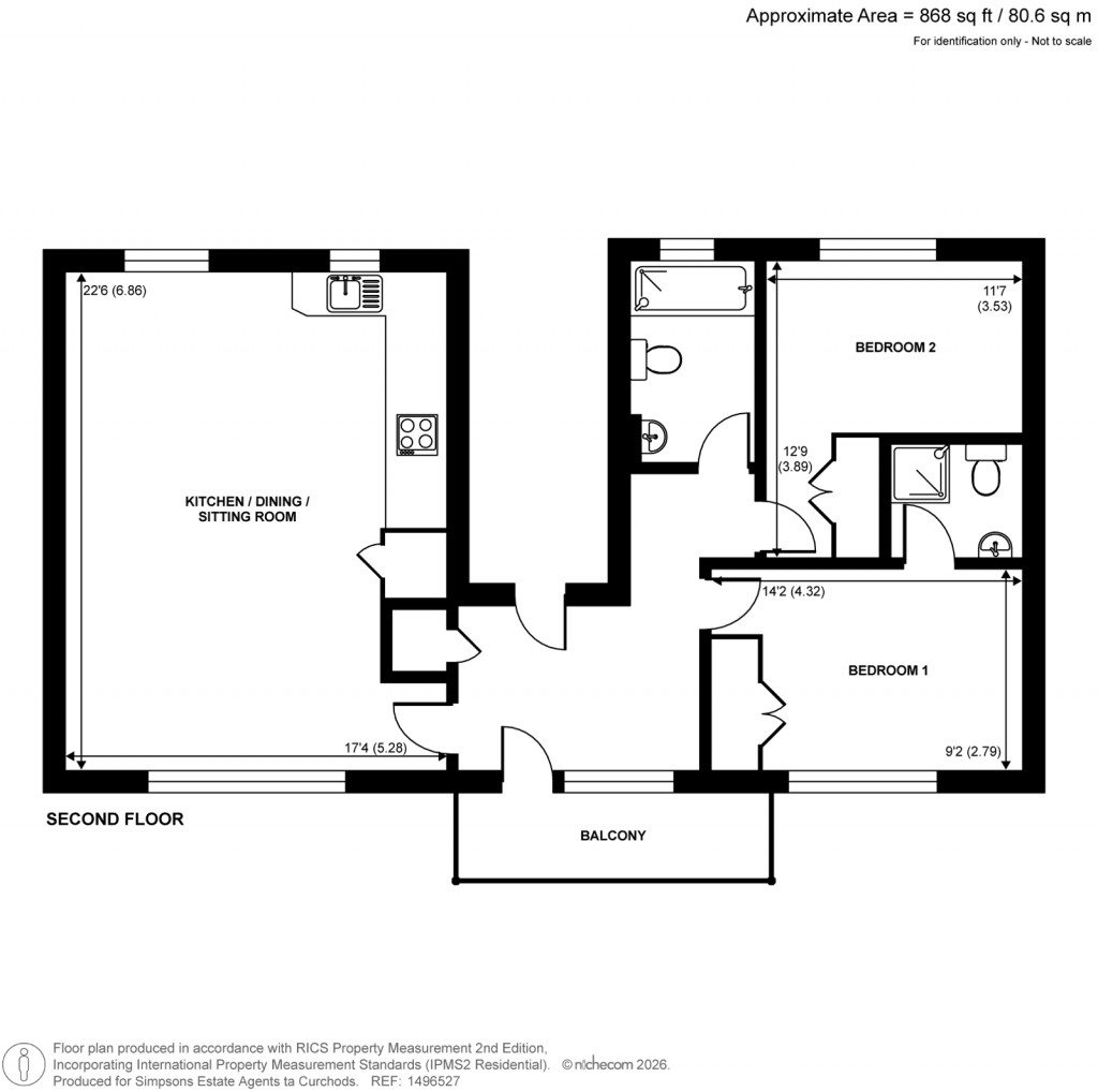 Floorplans For Kingston Hill, Kingston Upon Thames