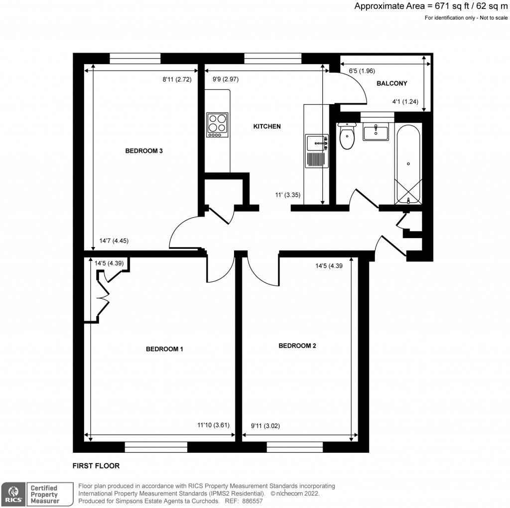 Floorplans For Wilmer Crescent, Kingston Upon Thames