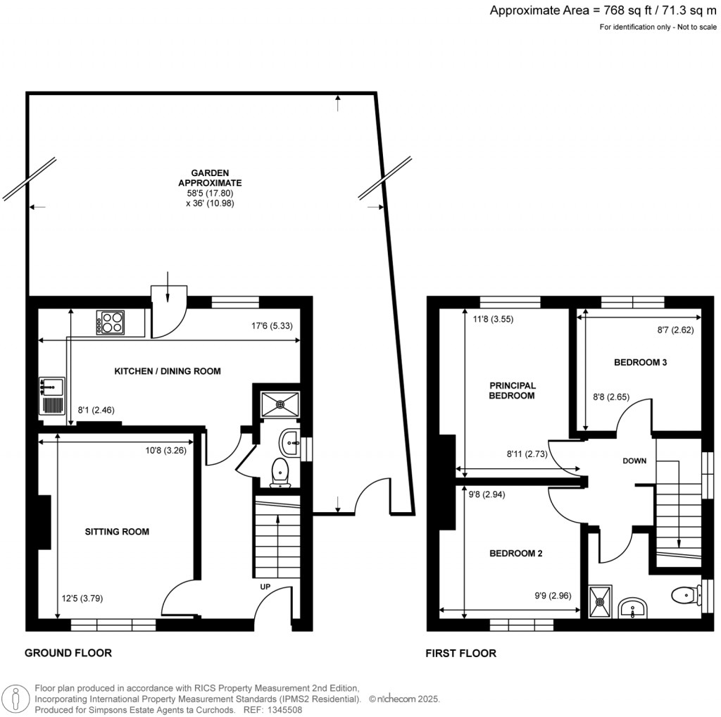 Floorplans For Fleetwood Road, Kingston Upon Thames, Surrey