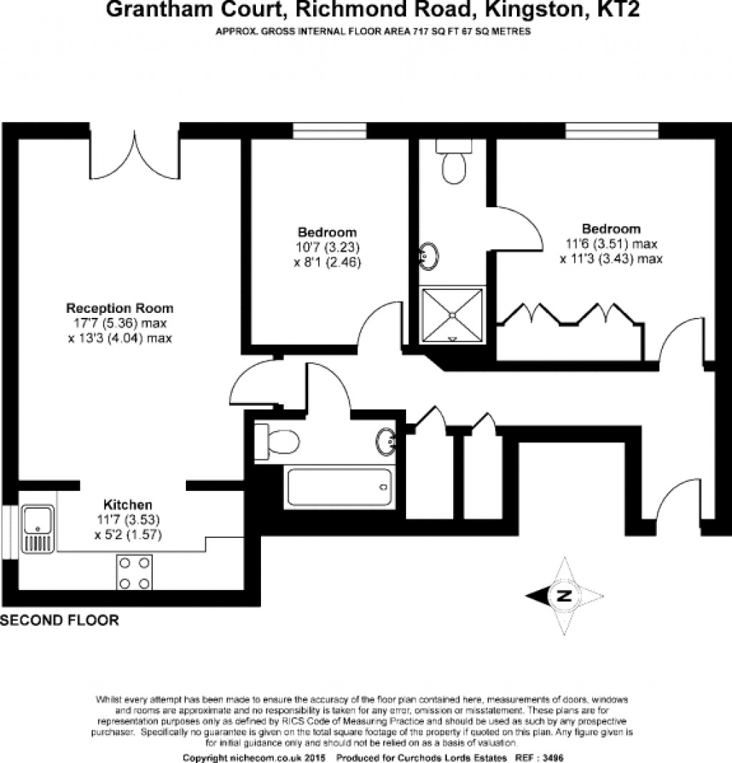 Floorplans For Richmond Road, 376 Richmond Road, Kingston Upon Thames
