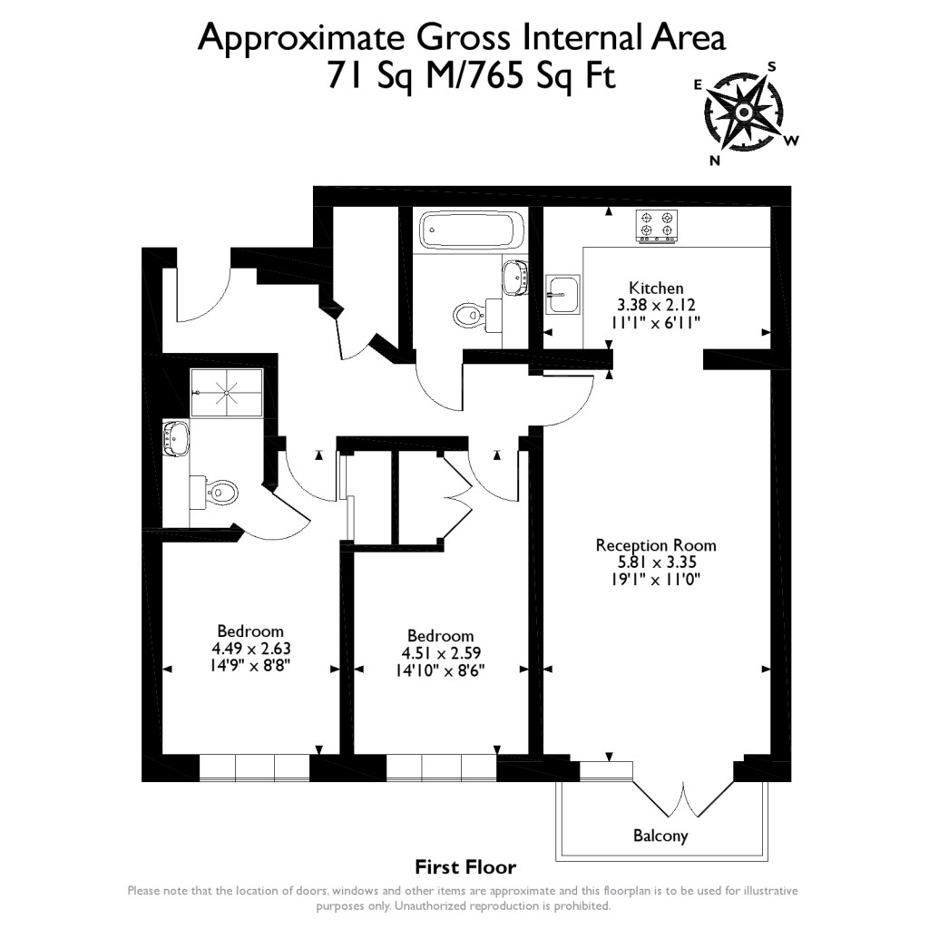 Floorplans For Bramber House, Royal Quarter, Seven Kings Way, KT2