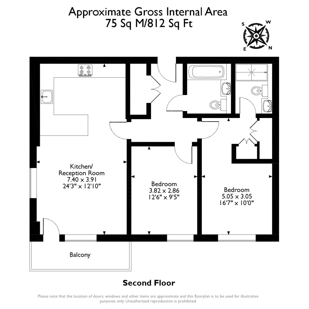 Floorplans For Queenshurst Square, Kingston Upon Thames