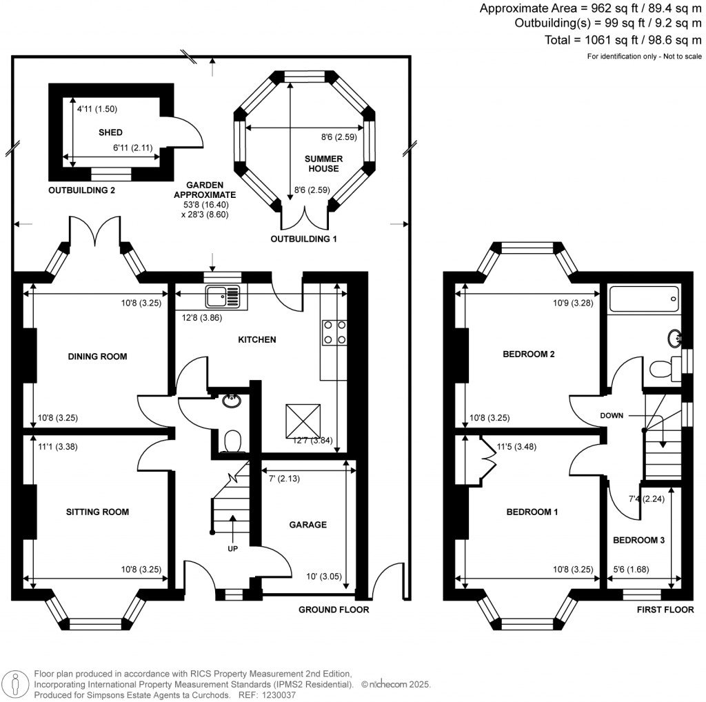 Floorplans For Chiltern Drive, Surbiton