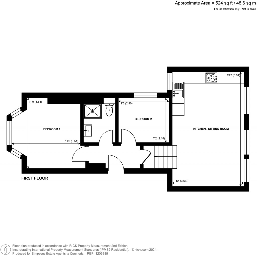 Floorplans For 55 Queens Road, Wimbledon, SW19