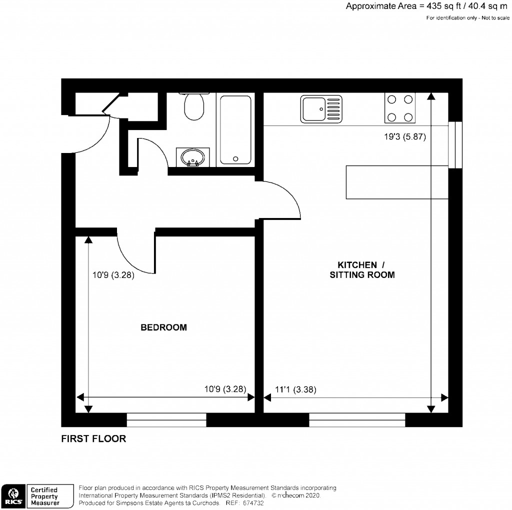 Floorplans For The Cedars, 44 Galsworthy Road, Kingston, KT2
