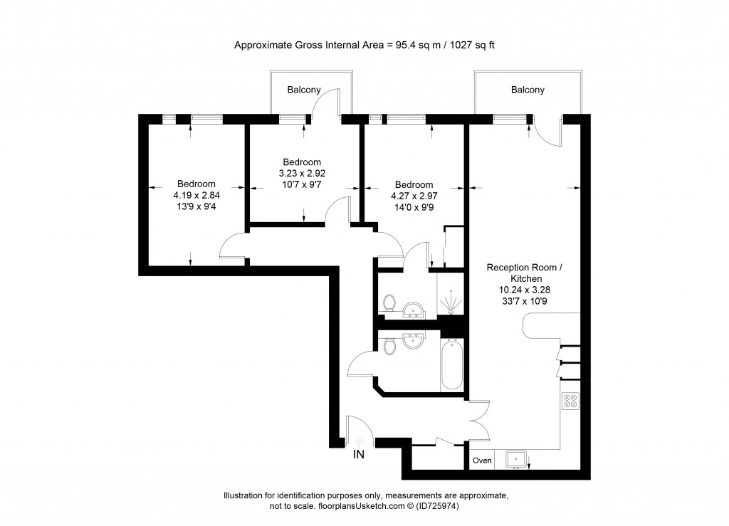 Floorplans For Coombe Road, 71 Coombe Road, New Malden