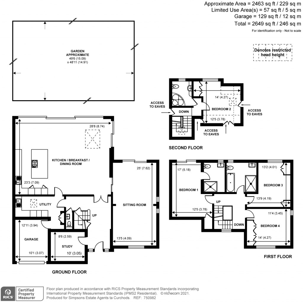 Floorplans For Burghley Avenue, New Malden, KT3