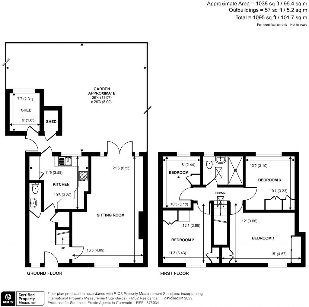 Floorplans For Craig Road, Richmond Upon Thames