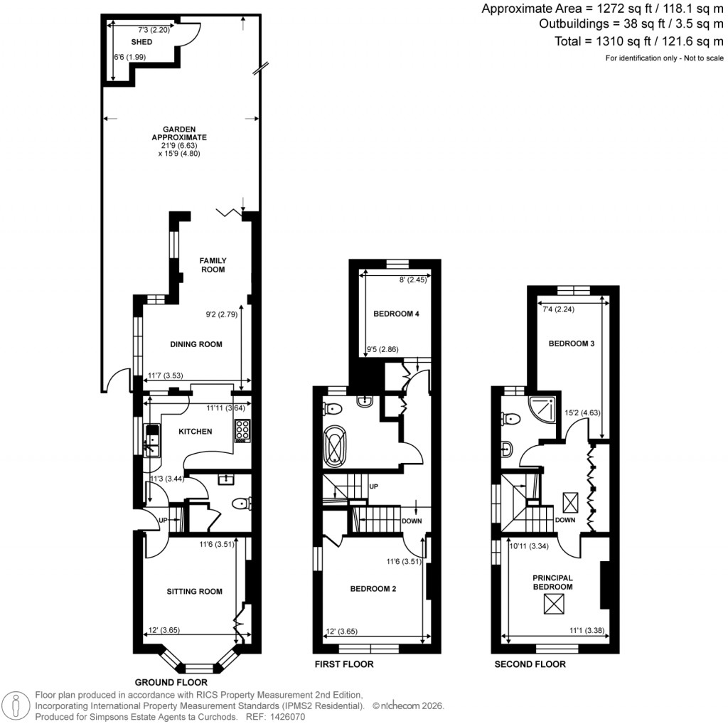 Floorplans For Willoughby Road, Kingston Upon Thames, Surrey