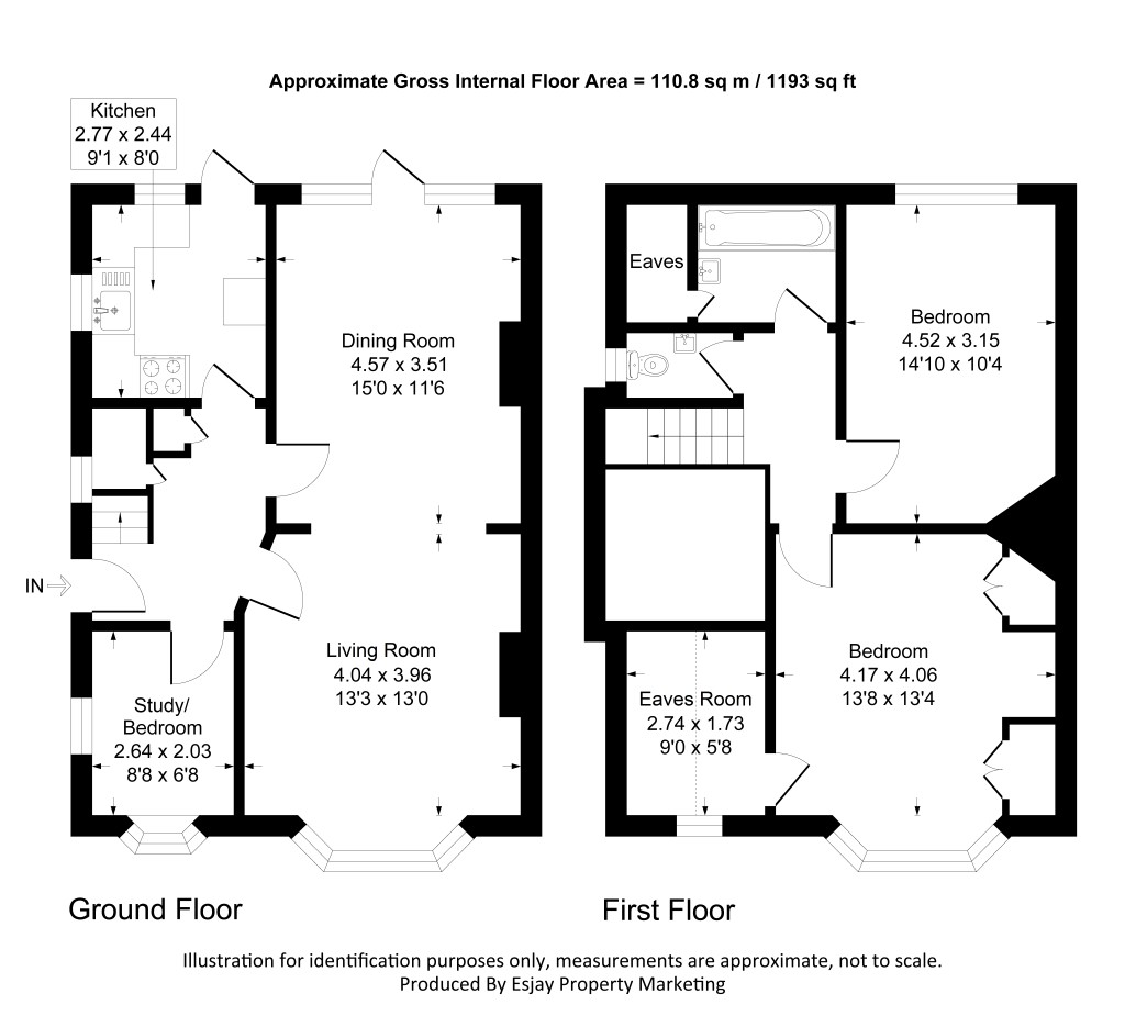 Floorplans For Lawrence Avenue, New Malden, Surrey