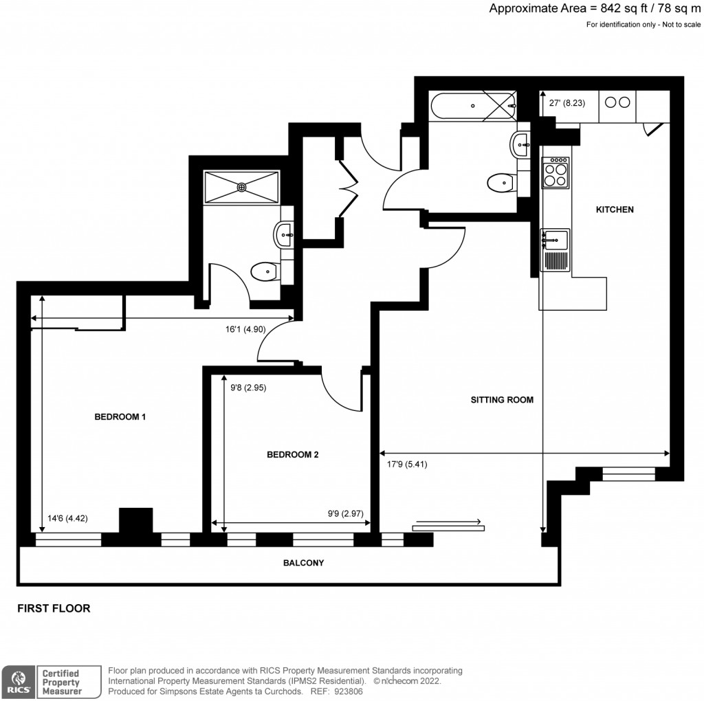 Floorplans For Trafalgar Building, 15 Henry Macaulay Avenue, Kingston upon Thames, KT2