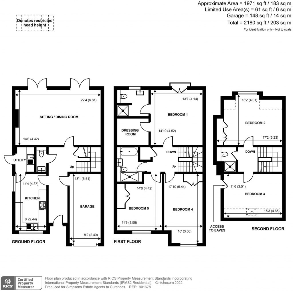 Floorplans For Couchmore Avenue, Esher, KT10