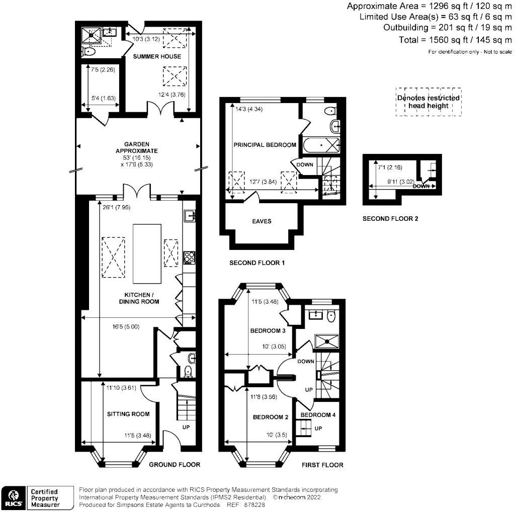 Floorplans For Wolsey Drive, Kingston Upon Thames