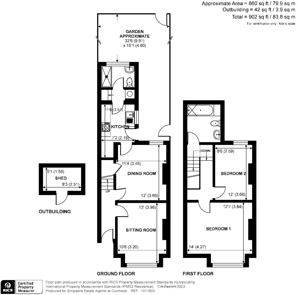 Floorplans For George Road, New Malden, KT3