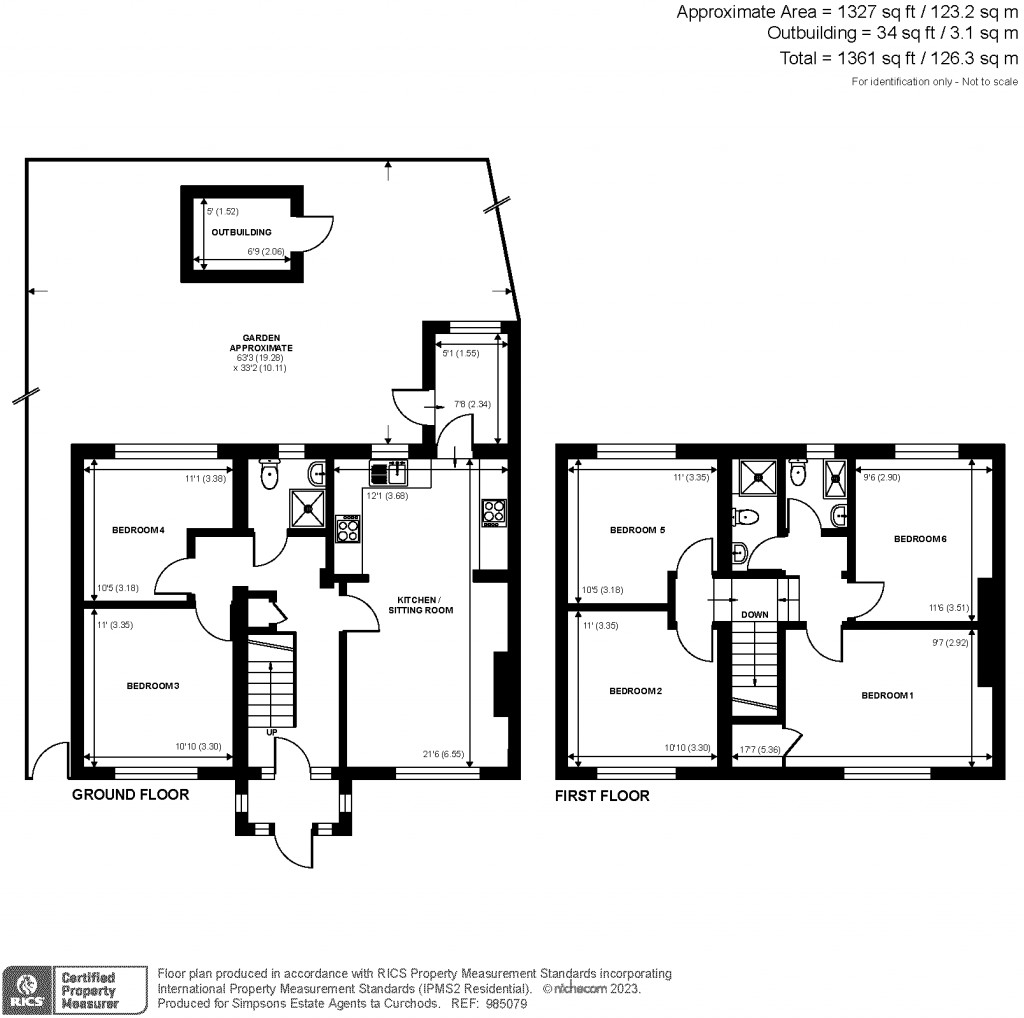 Floorplans For Ernest Road, Kingston Upon Thames