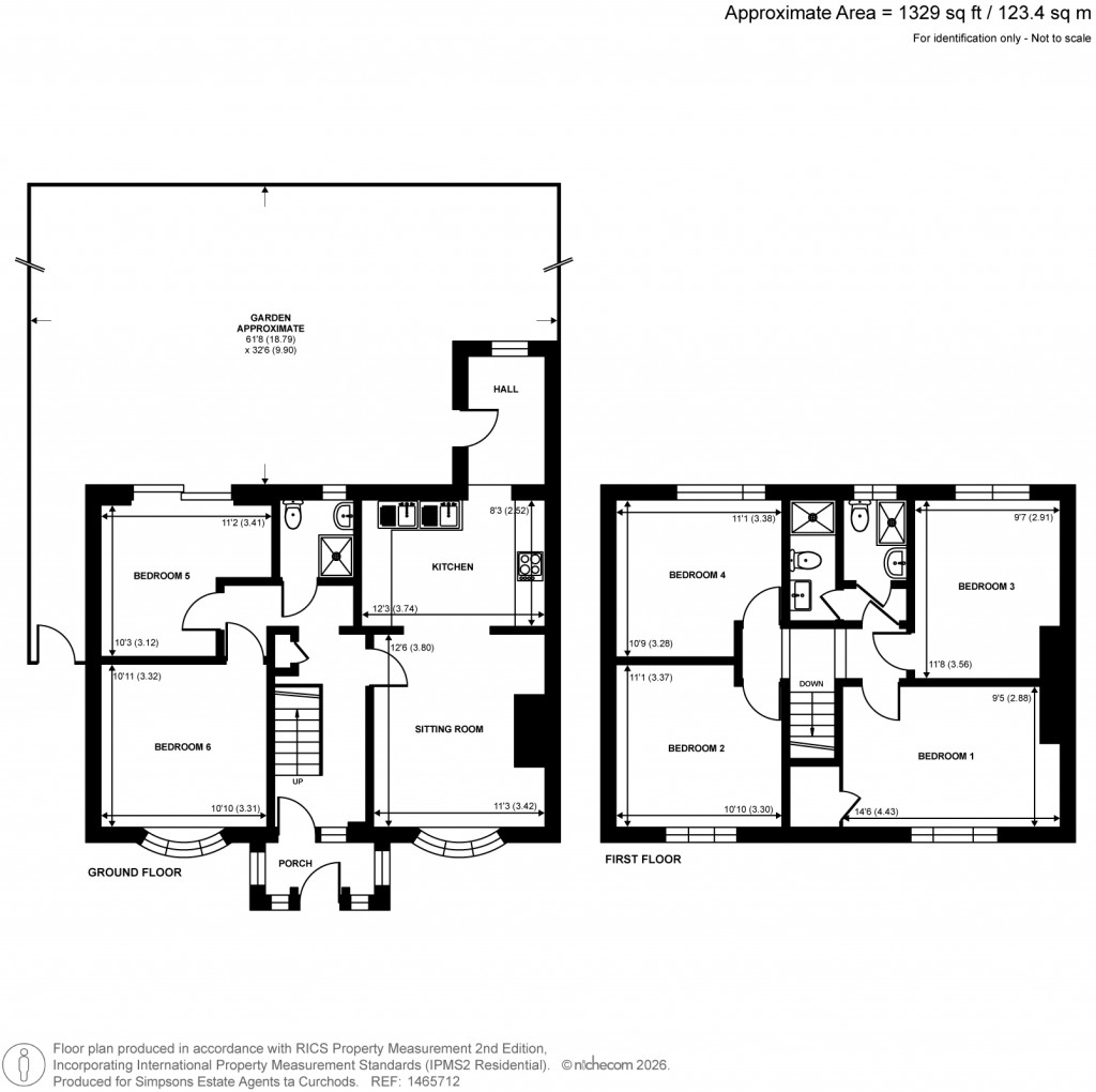 Floorplans For Ernest Road, Kingston Upon Thames