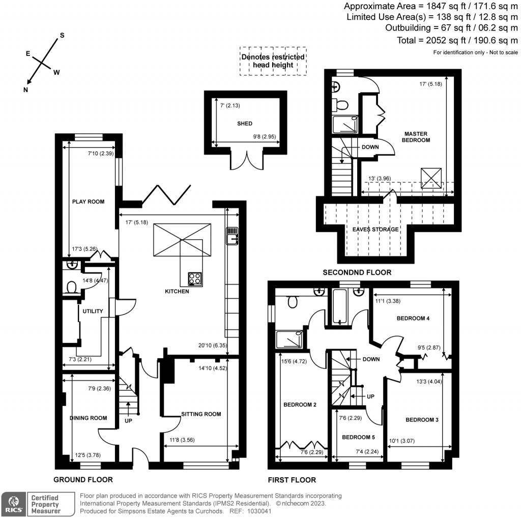 Floorplans For Aragon Avenue, Thames Ditton