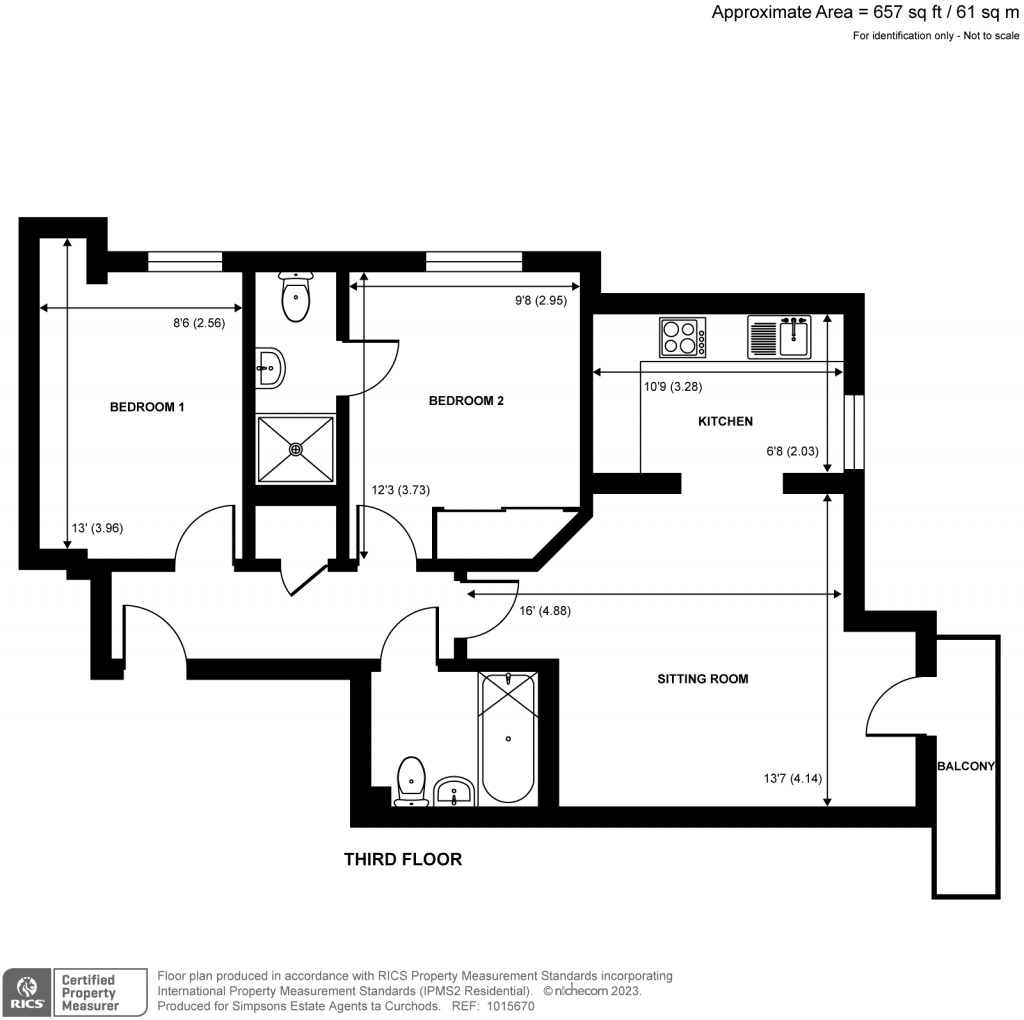 Floorplans For King's Penny House, Richmond Road, Kingston upon Thames, KT2