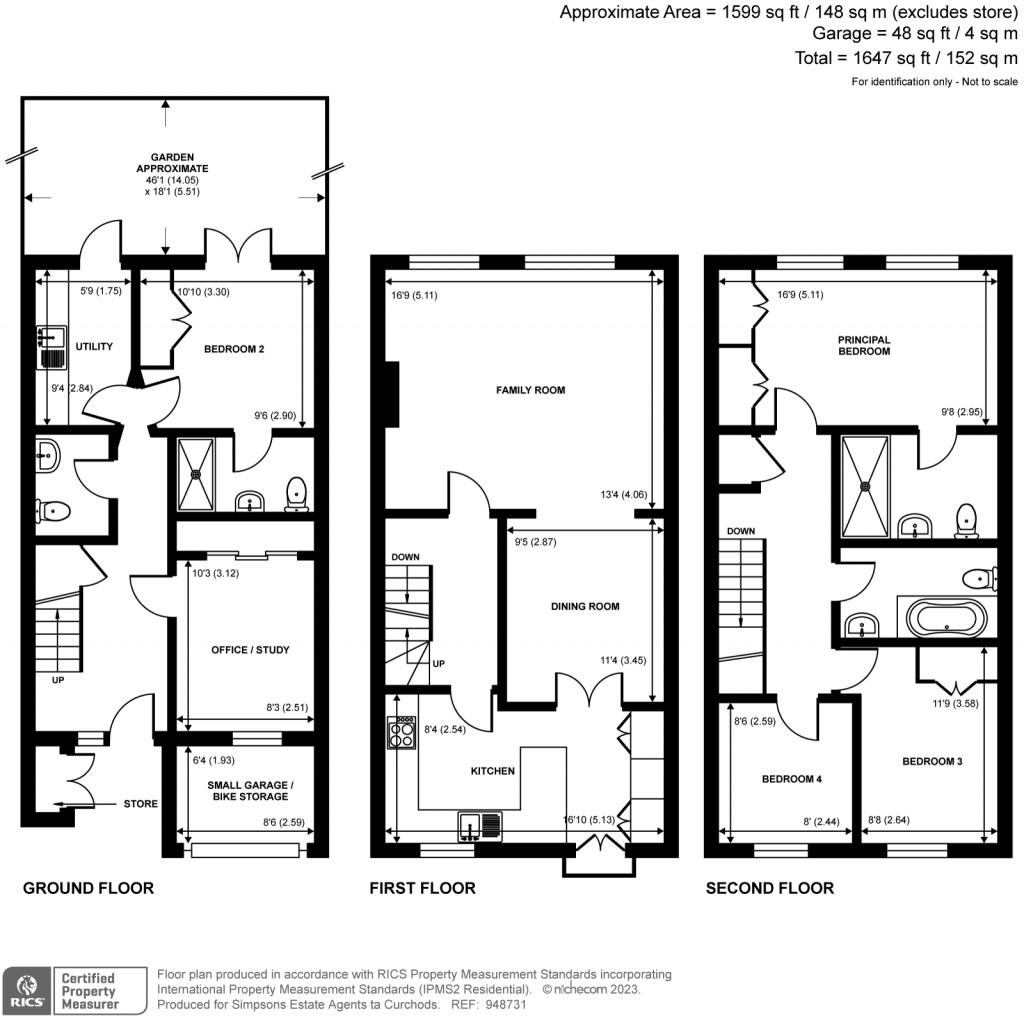 Floorplans For Wittering Close, Kingston Upon Thames, KT2
