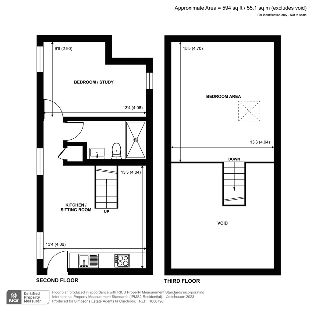 Floorplans For Kingsley Court, 20 Church Street, Hampton, TW12