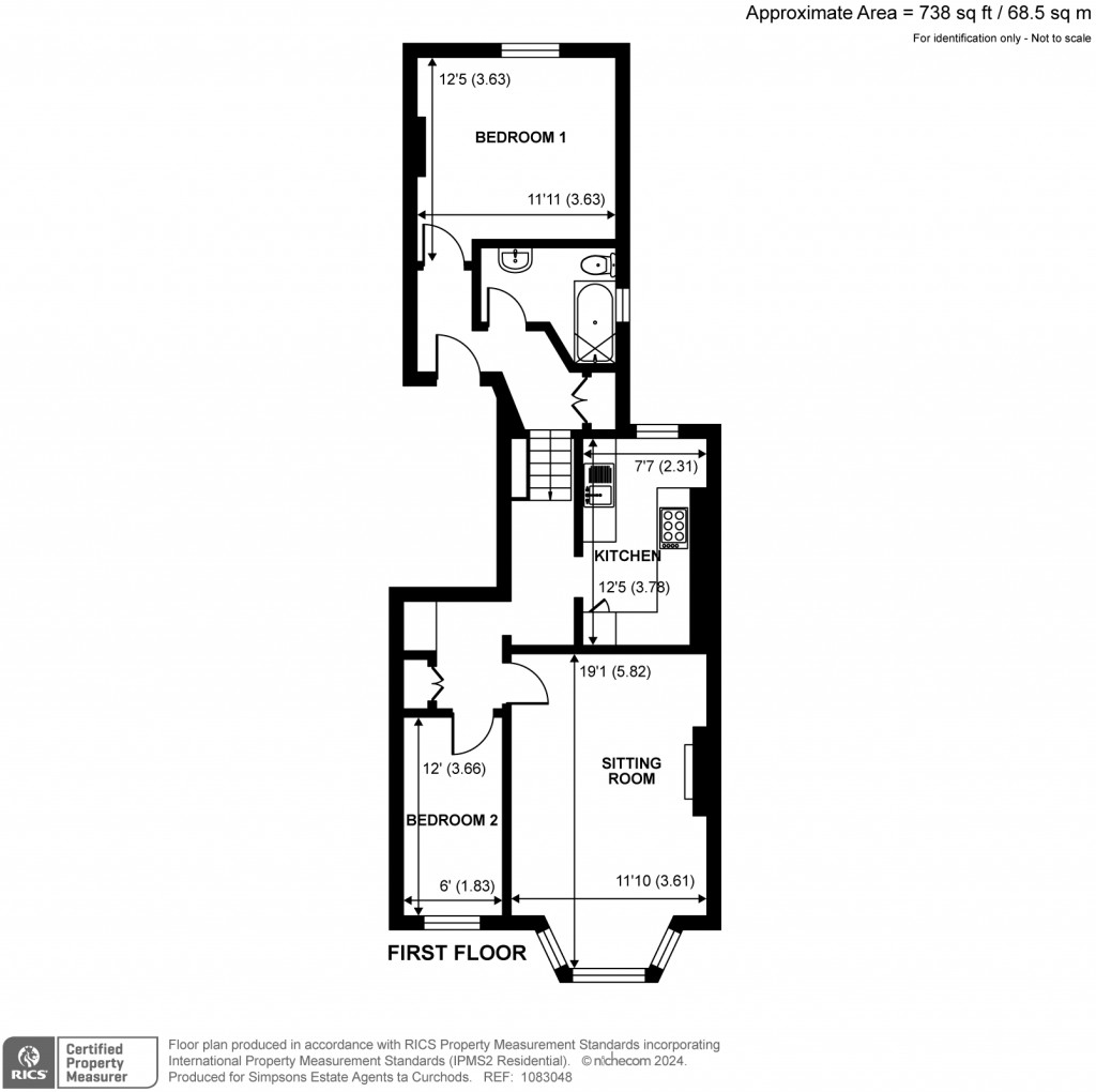 Floorplans For Upper Richmond Road West, East Sheen, SW14