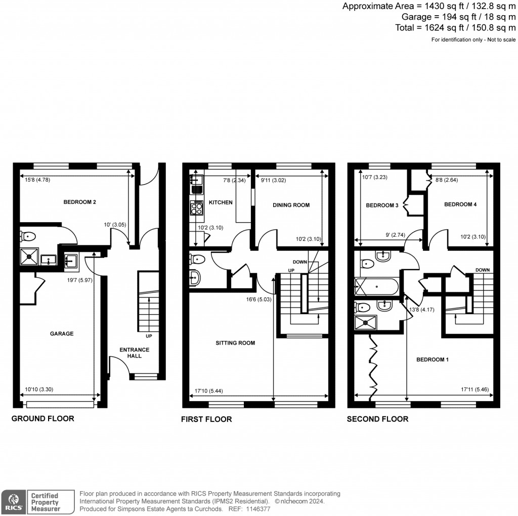 Floorplans For Langwood Chase, Teddington, TW11
