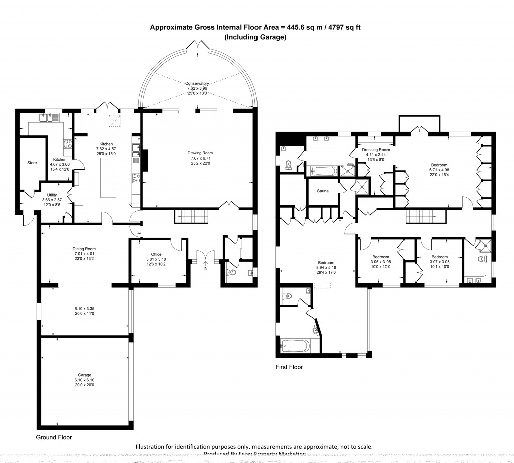 Floorplans For Warren Rise, New Malden, Surrey