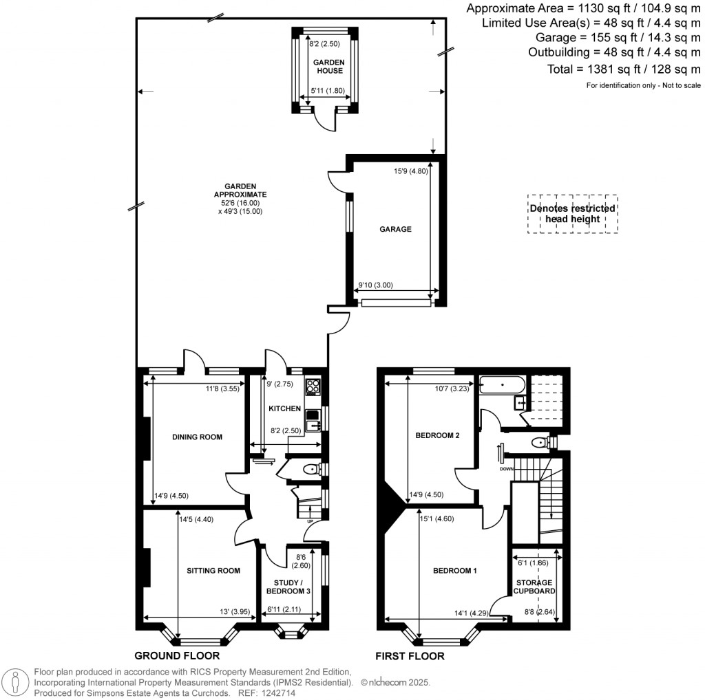 Floorplans For Aldridge Rise, New Malden, KT3