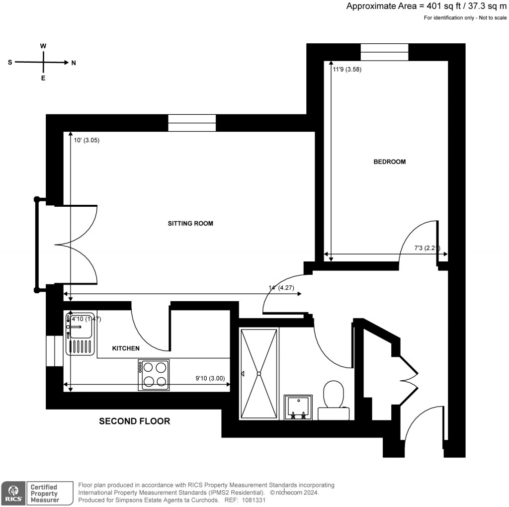 Floorplans For Hardman Road, Kingston Upon Thames
