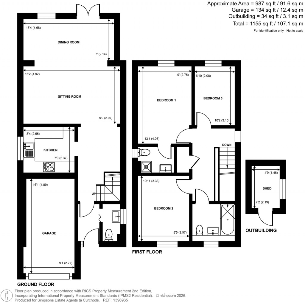Floorplans For Woking, Surrey