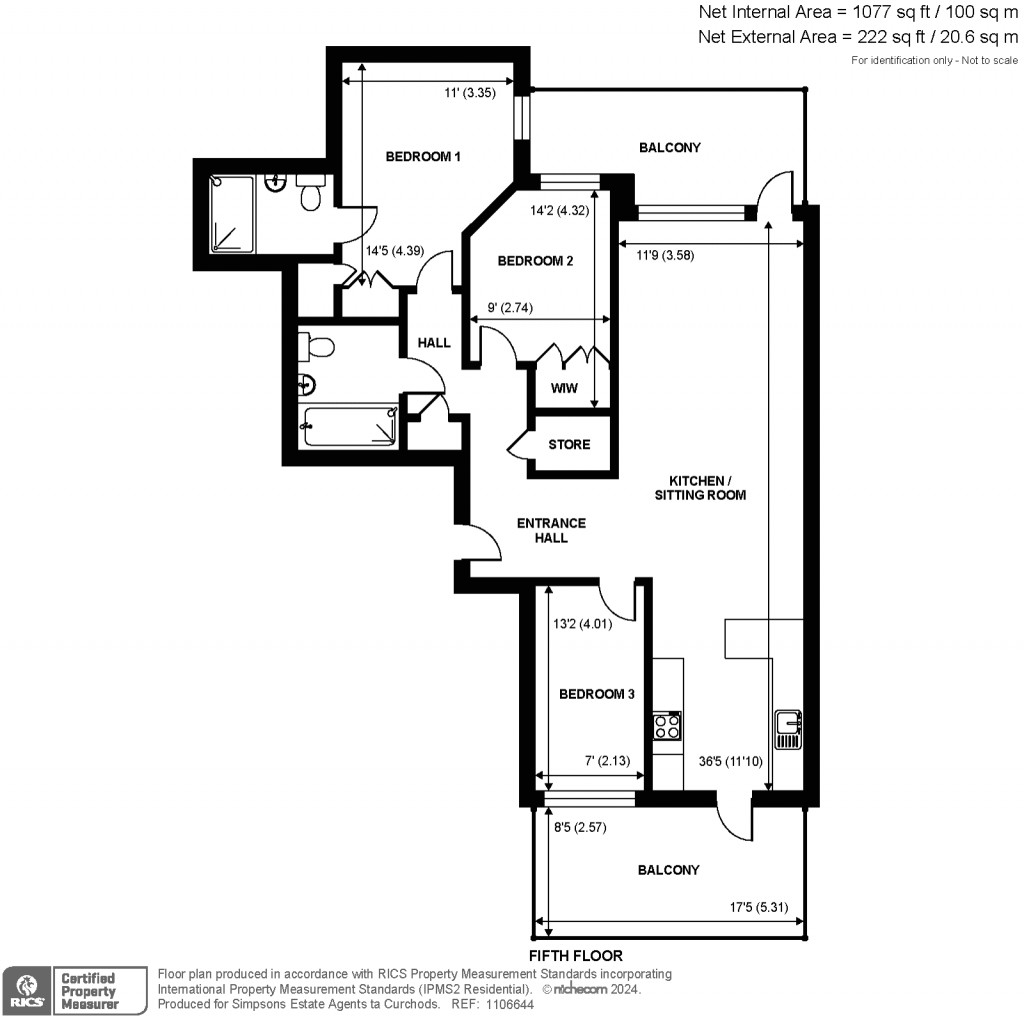 Floorplans For Attlee House, 1 Heritage Walk, Kingston Upon Thames, KT1