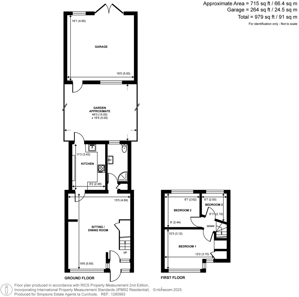 Floorplans For Conrad Drive, Worcester Park, KT4