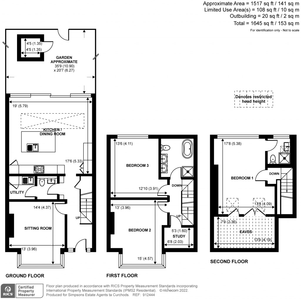Floorplans For Queens Road, Teddington, TW11