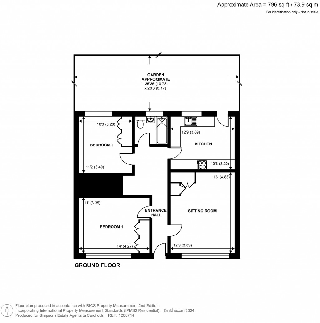 Floorplans For Herbert Road, Wimbledon, SW19