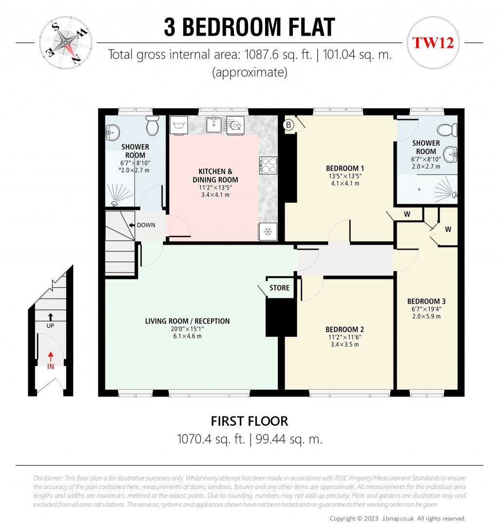 Floorplans For New Broadway, Hampton Hill, Hampton, TW12