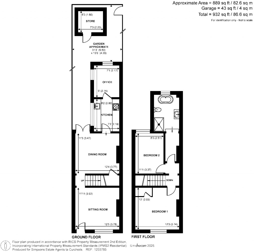 Floorplans For Church Road, Kingston Upon Thames