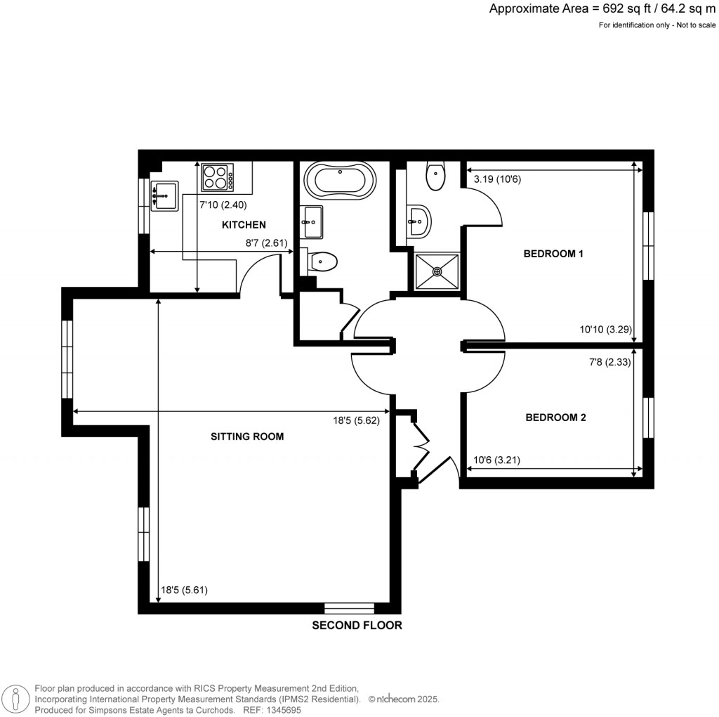 Floorplans For Winery Lane, Kingston upon Thames