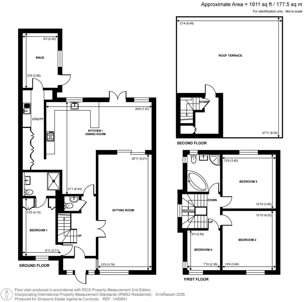 Floorplans For Barnfield, New Malden