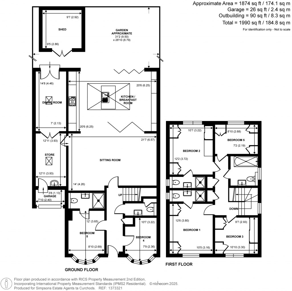 Floorplans For Springfield Avenue, Hampton