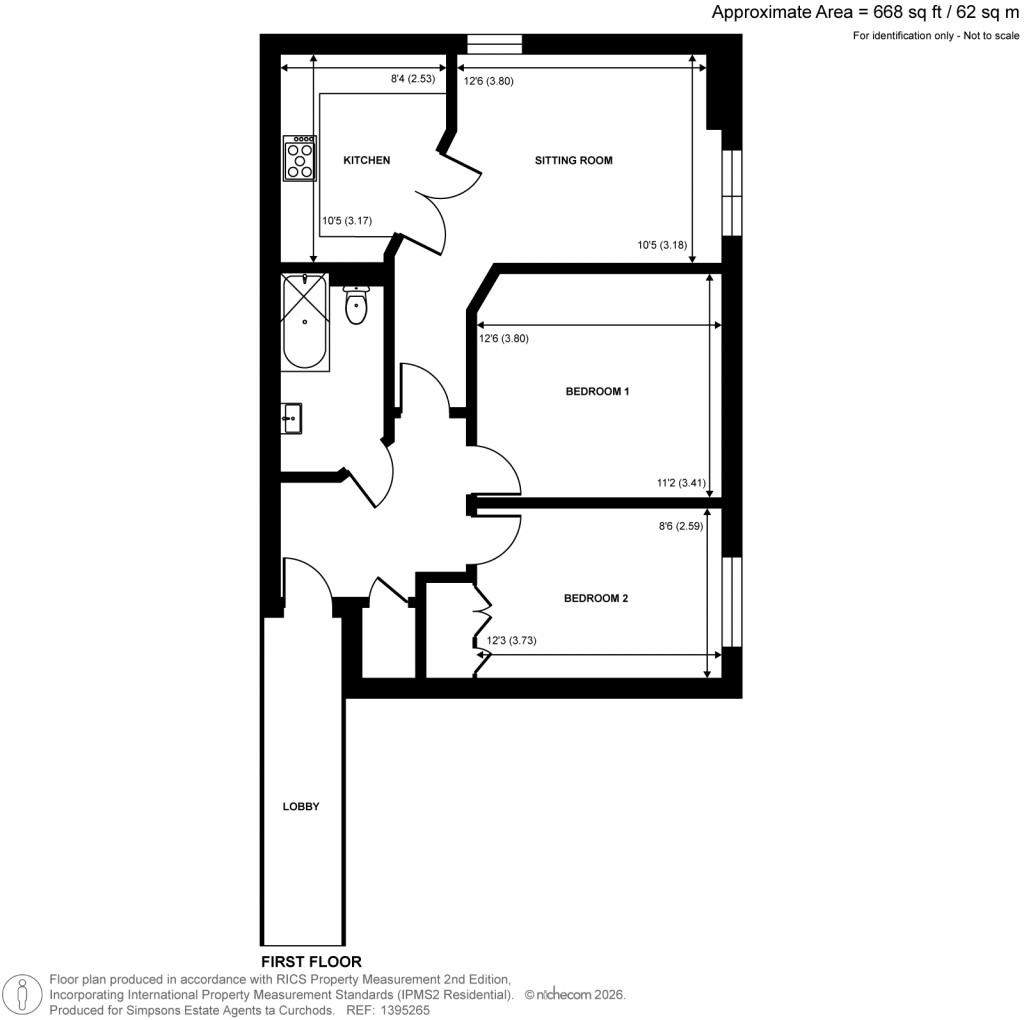 Floorplans For Skerne Walk, Kingston upon Thames