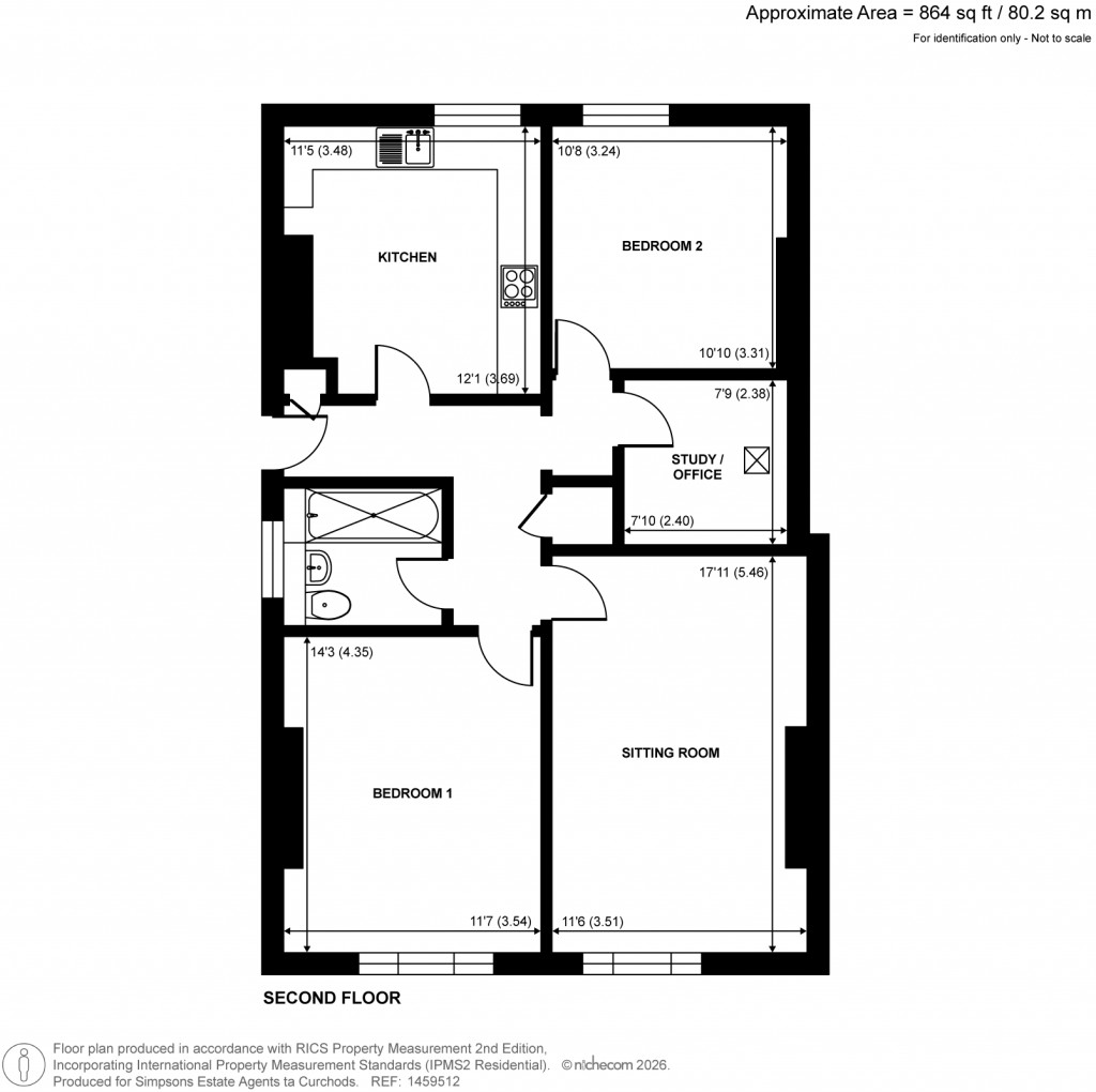 Floorplans For Waldegrave Road, Teddington