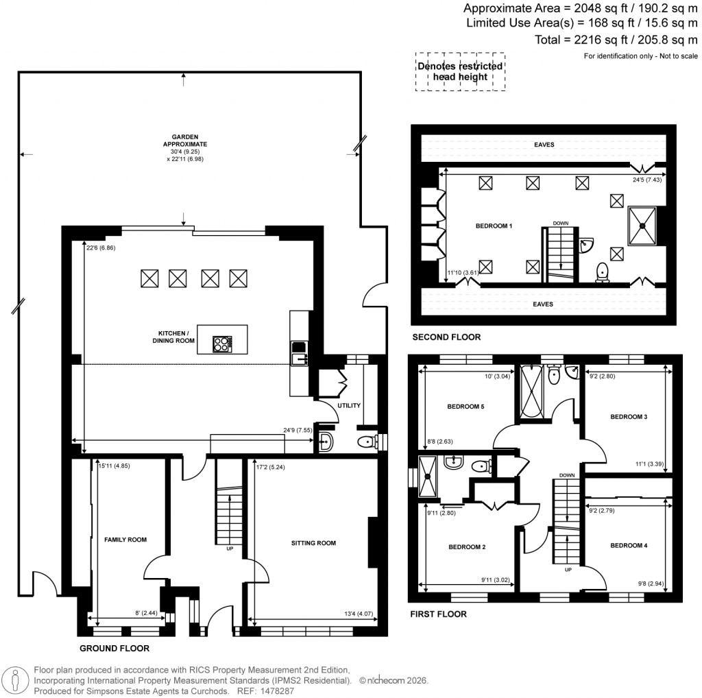 Floorplans For Biggin Hill Close, Kingston Upon Thames