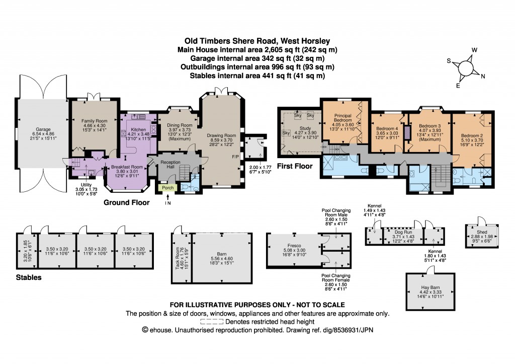 Floorplans For Shere Road, West Horsley, Surrey