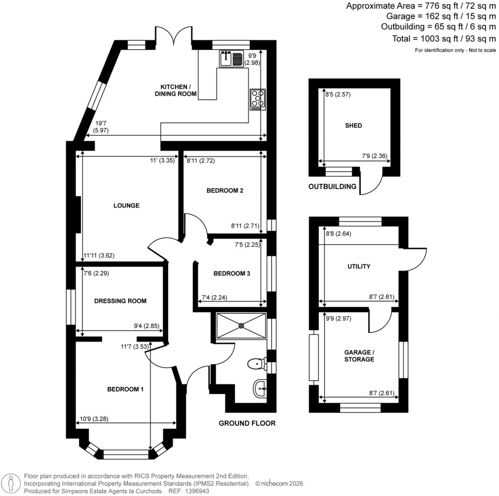 Floorplans For Farleigh Road, New Haw, Surrey