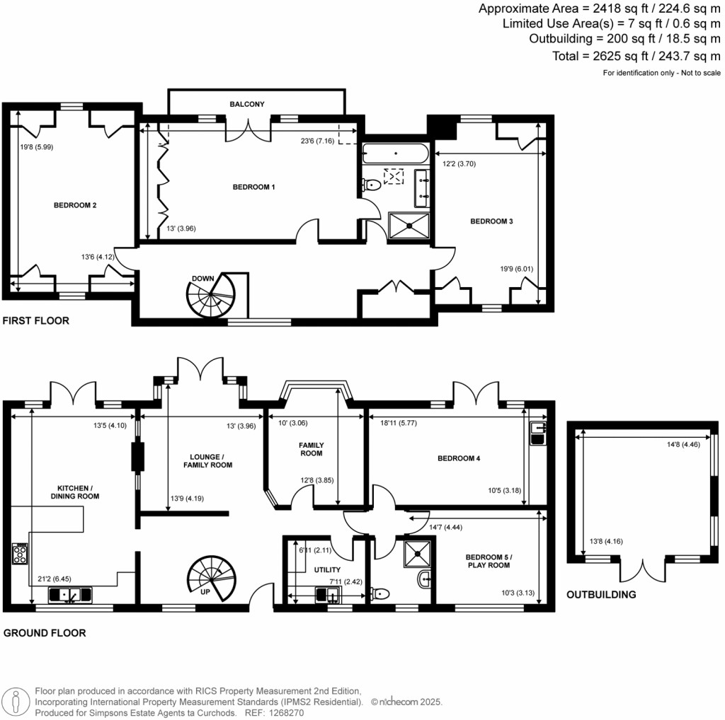 Floorplans For New Haw Road, Addlestone, Surrey