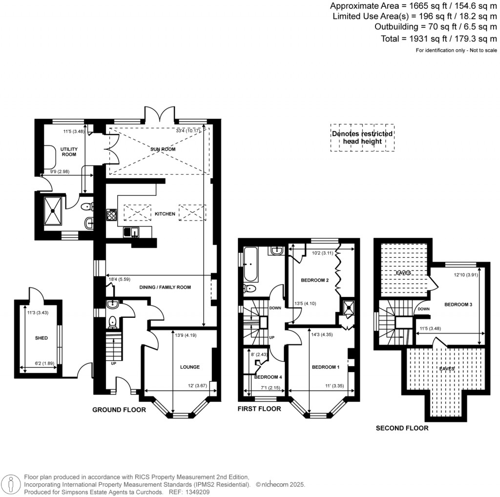 Floorplans For The Grove, Addlestone, Surrey