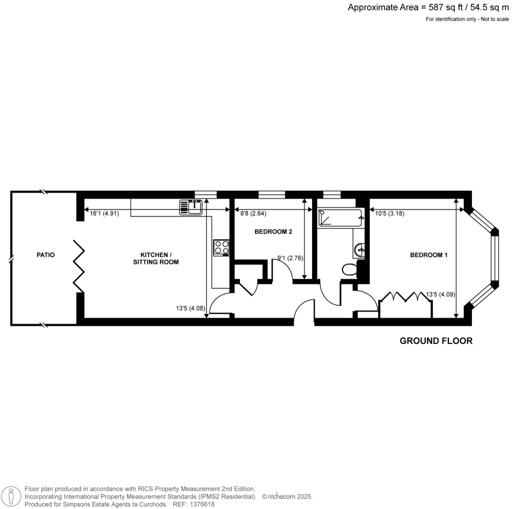 Floorplans For Byfleet Road, New Haw, Surrey